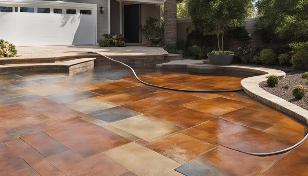 paver stain removal