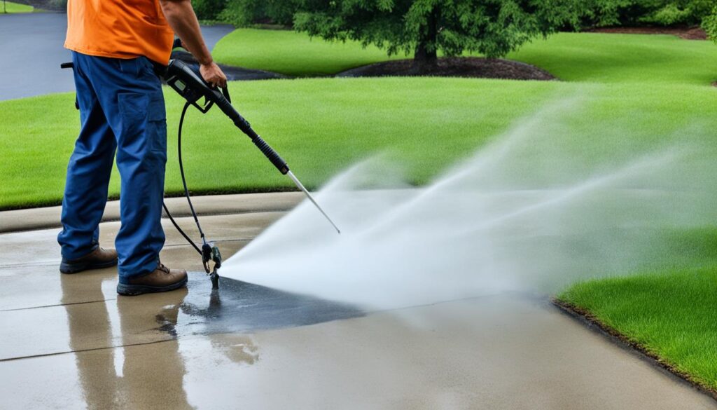 removing fertilizer stains from concrete