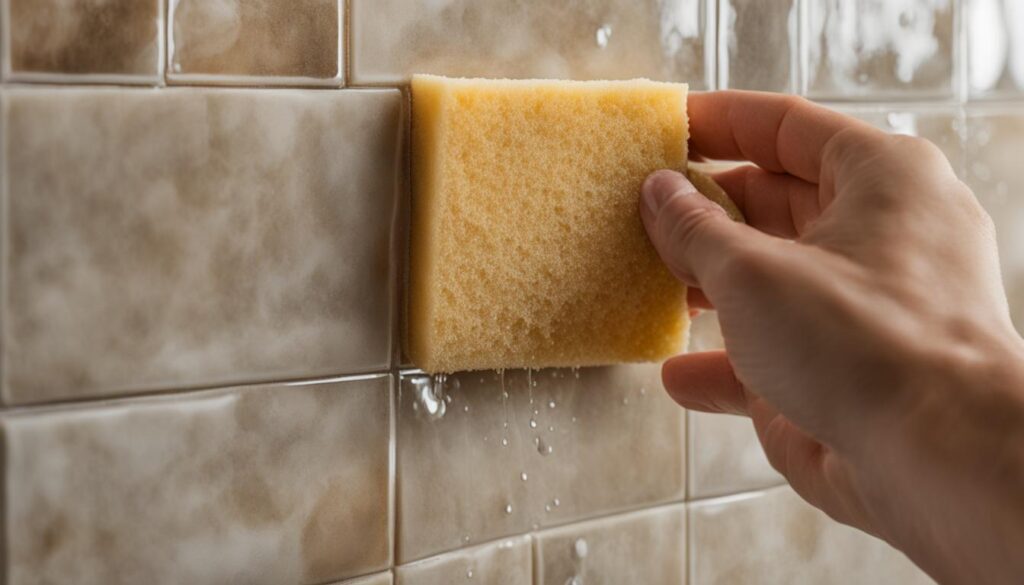 removing stains from stone tiles