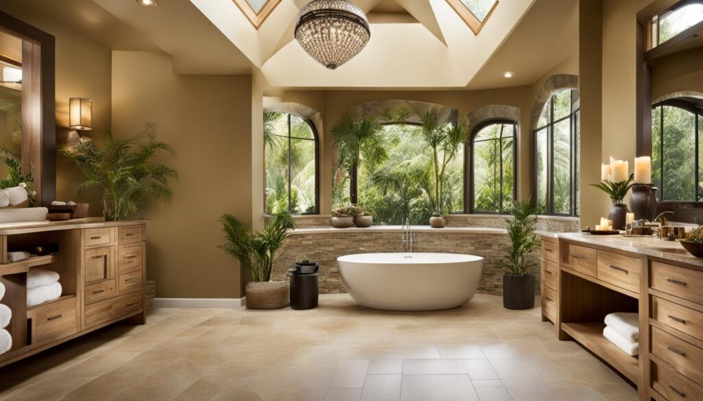 spa-inspired bathroom